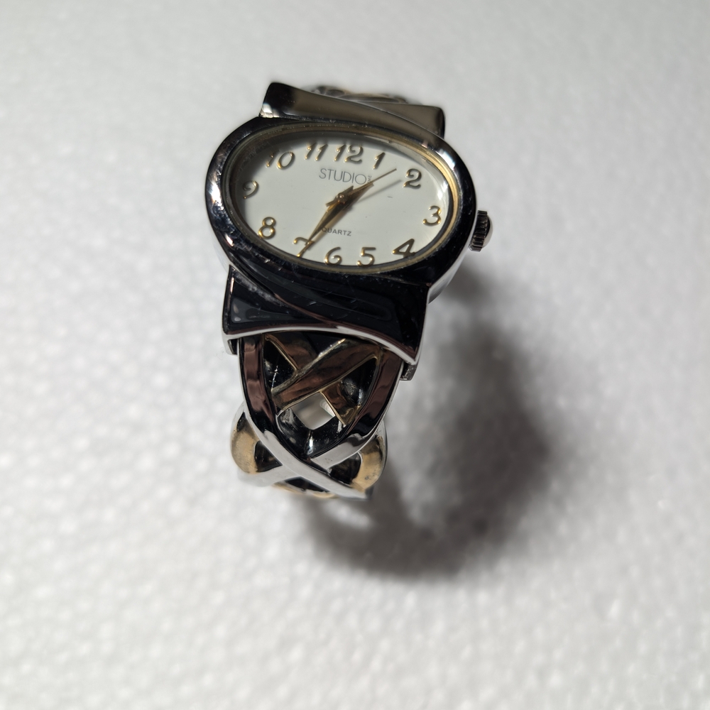 Silver and Gold Studio Quartz Watch